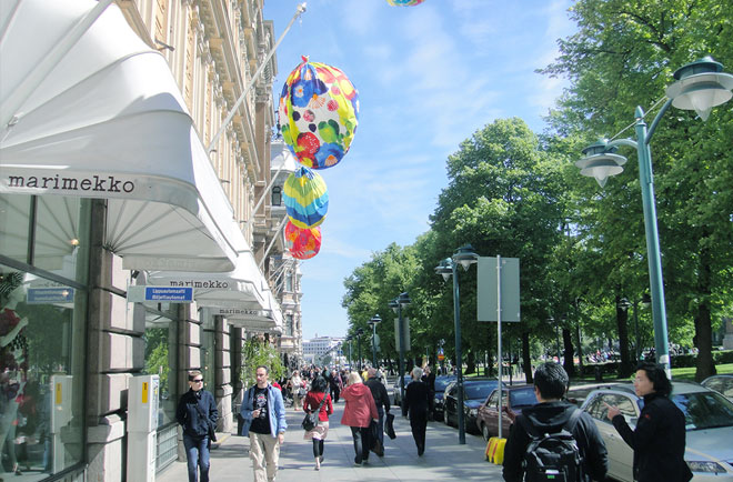 北欧デザインを楽しむ街