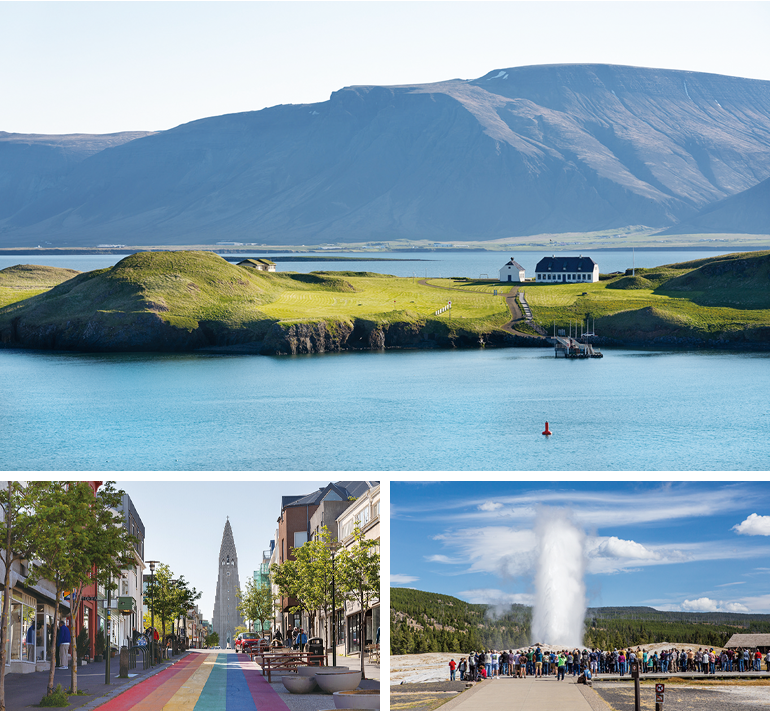 中心地にレストランやショッピングができるポイントが集まっているので散策しやすいのが特徴。コーヒーの消費量が世界一といわれる北欧なだけあり、街にはコーヒースタンドやオープンカフェが数多くある。