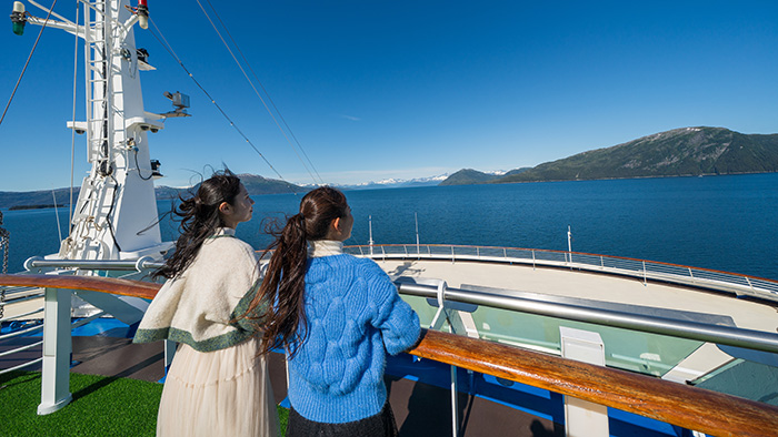 洋上での取り組み